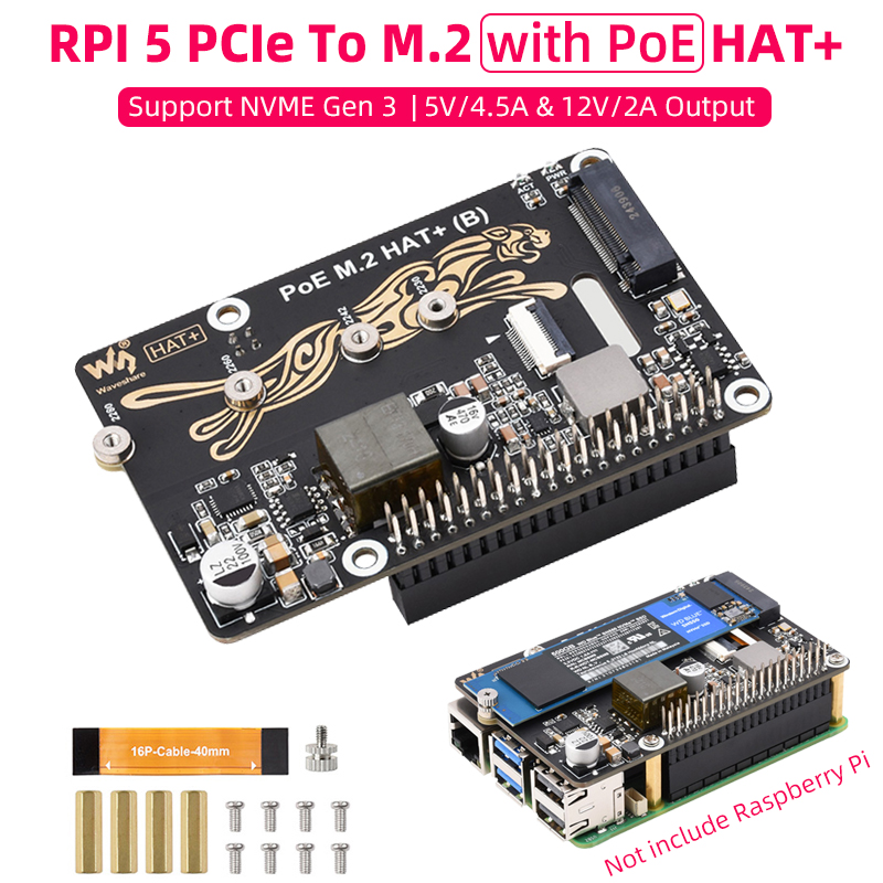 Raspberry Pi 5 PCIe To M.2 Wit - Deskpi Super6C 评论和价格