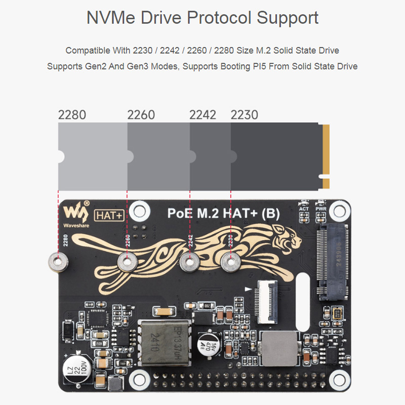 Raspberry Pi 5 PCIe To M.2 Wit - Deskpi Super6C 评论和价格